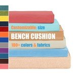 Custom Bench Cushion for Outdoor/Indoor Furniture