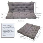 Waterproof Replacement Cushions for Outdoor Swing Chairs