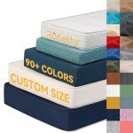 Custom Outdoor Bench Cushion with Non-Slip Bottom