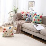 Floral Waterproof Pillow Covers Set for Outdoors