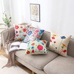 Floral Waterproof Pillow Covers Set for Outdoors