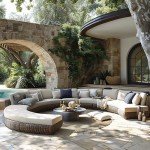 Custom Outdoor Bench Cushion with Non-Slip Bottom