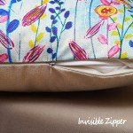 Floral Waterproof Pillow Covers Set for Outdoors