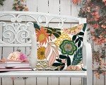 Boho Floral Outdoor Pillow Covers - Set of 2