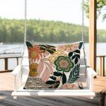Boho Floral Outdoor Pillow Covers - Set of 2