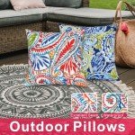 Outdoor Waterproof Lumbar Pillows - Set of 2