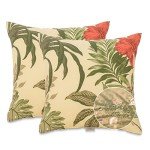 Waterproof Outdoor Patio Pillows - Set of 2