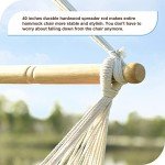 Caribbean Hanging Hammock Chair with Hardwood Spreader Bar