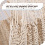 Caribbean Hanging Hammock Chair with Hardwood Spreader Bar