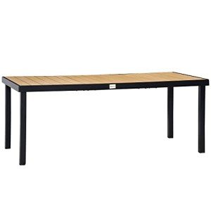 75" Rectangular Outdoor Dining Table for 8