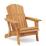 Oversized Wooden Outdoor Folding Adirondack Chair