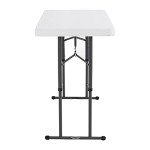 4-Foot Height Adjustable Folding Utility Table