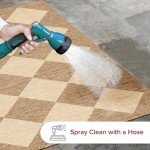 nuLOOM 8' x 10' Stain-Resistant Outdoor Rug