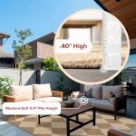 nuLOOM 8' x 10' Stain-Resistant Outdoor Rug