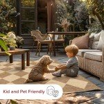 nuLOOM 8' x 10' Stain-Resistant Outdoor Rug