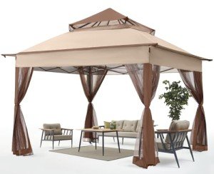 ABCCANOPY 11x11 Outdoor Gazebo with Mosquito Netting