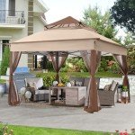 ABCCANOPY 11x11 Outdoor Gazebo with Mosquito Netting