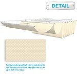 Retractable Waterproof Pergola Canopy Shade Cover