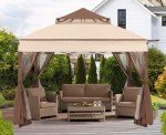 ABCCANOPY 11x11 Outdoor Gazebo with Mosquito Netting