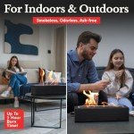Houswise Mini Concrete Tabletop Fire Pit
