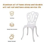 3-Piece Cast-Aluminum Patio Bistro Furniture Set