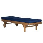 Newport Outdoor Adjustable Chaise Lounge Chair with Table