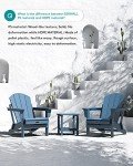 Blue Folding Adirondack Chairs for Outdoor Relaxation