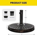 Heavy Duty Round Umbrella Base for Patio