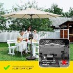 Heavy Duty Round Umbrella Base for Patio