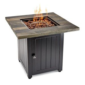 Riley Brown 28” Square Gas Fire Pit Table