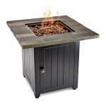 Riley Brown 28” Square Gas Fire Pit Table