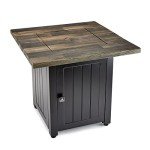 Riley Brown 28” Square Gas Fire Pit Table