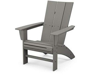 Modern Curveback Adirondack Chair by POLYWOOD
