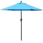 Sunnyglade 7.5' Blue Patio Umbrella with Tilt