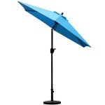 Sunnyglade 7.5' Blue Patio Umbrella with Tilt