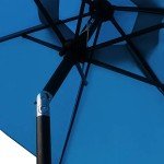 Sunnyglade 7.5' Blue Patio Umbrella with Tilt