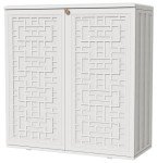 Waterproof 60 Gallon Outdoor Storage Cabinet