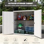 Waterproof 60 Gallon Outdoor Storage Cabinet