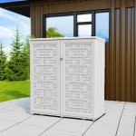 Waterproof 60 Gallon Outdoor Storage Cabinet
