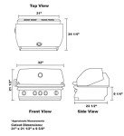 Lion 32" Natural Gas Grill for Outdoor Cooking