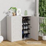 Waterproof 60 Gallon Outdoor Storage Cabinet