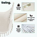 Heavy-Duty Hammock Chair with Stand for Indoors Outdoors