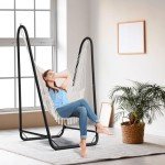 Heavy-Duty Hammock Chair with Stand for Indoors Outdoors