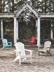 Light Brown Adirondack Chair for Outdoor Relaxation