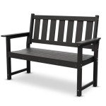 ACUEL 50'' Weatherproof Outdoor Memorial Bench