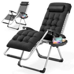 Magshion Zero Gravity Reclining Lounge Chair - Black