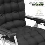 Magshion Zero Gravity Reclining Lounge Chair - Black