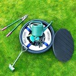 YITAHOME 33 Gallon Round Outdoor Storage Box