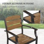 Cozyman 7-Piece Patio Table and Chairs Set