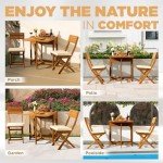 Heavy Duty 3-Piece Patio Bistro Set
